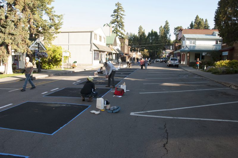 At first light, Electric Avenue becomes a blank slate.